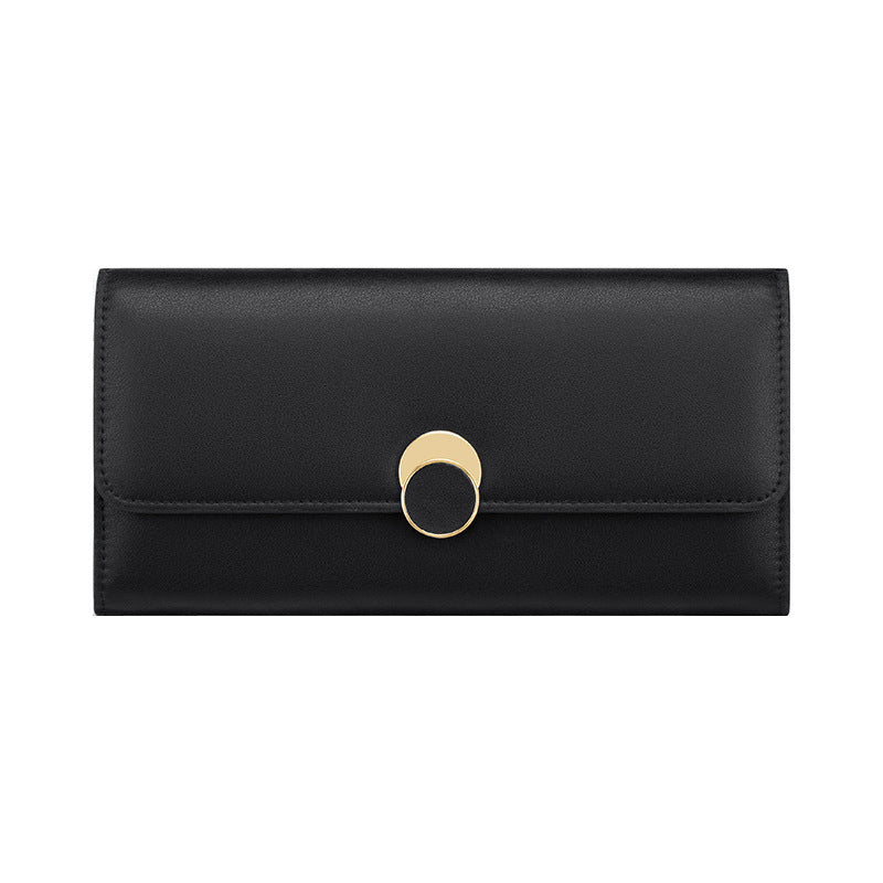 Carteira Feminina Longa em Couro – Grande Capacidade e Elegância