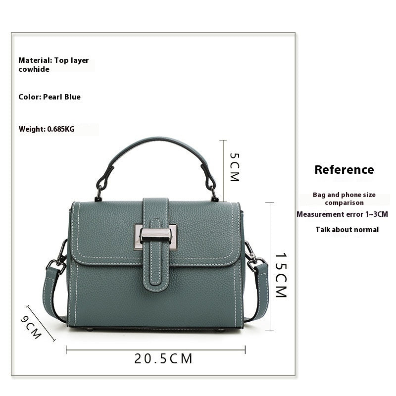 Bolsa Transversal Feminina em Couro – Elegância Versátil e Design Atemporal