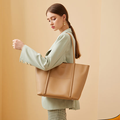 Bolsa Tote Feminina de Couro