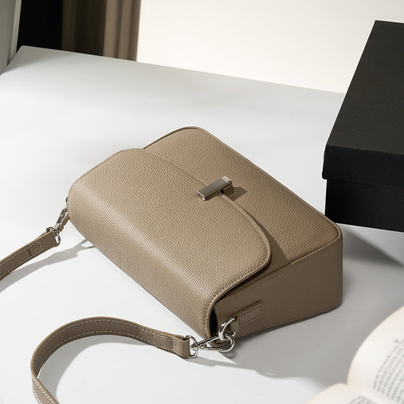 Bolsa Transversal Feminina em Couro – Grande Capacidade & Design Sofisticado